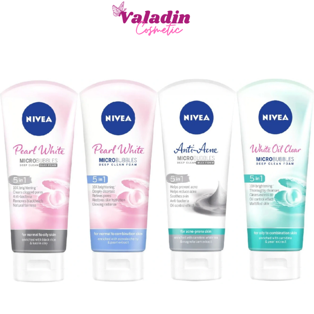 Nivea [HCMC] 5in1 100g - SRM Nivea Acne Face Cleanser