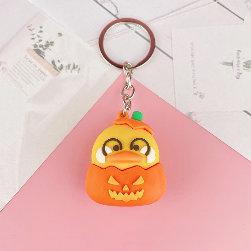 Móc khóa vịt cute màu vàng