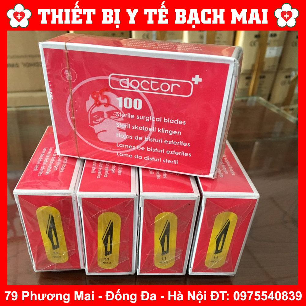 Lưỡi Dao Mổ Số 11 DOCTOR - Hộp 100 Cái