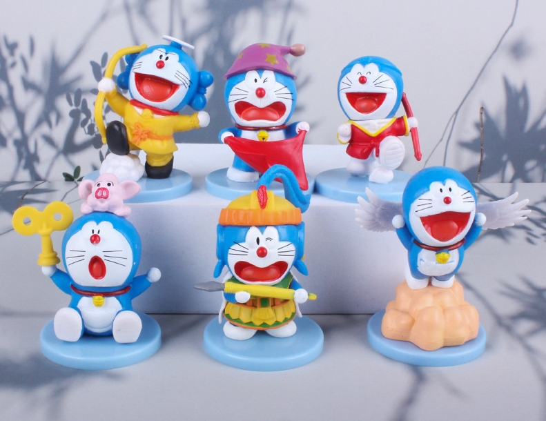 Set 12 mô hình Doraemon siêu dể thương-Mẫu 5
