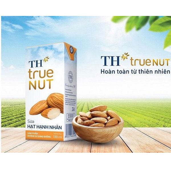 Thùng 48 Hộp Sữa Hạt Hạnh Nhân TH True NUT 180ml