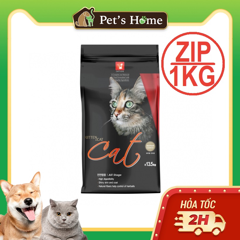 [Gói nguyên 1kg] Hạt CAT'S EYE cho mèo mọi lứa tuổi