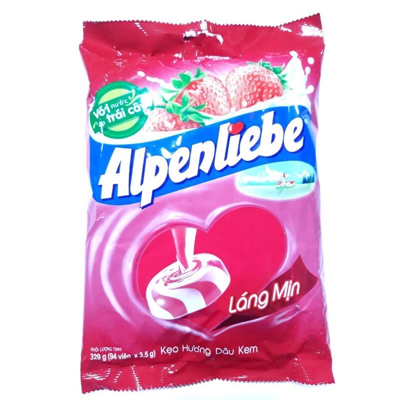 Kẹo Alpenliebe gói nhỏ các vị