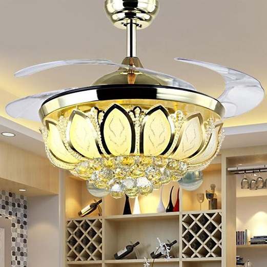 Quạt Trần giấu cánh động cơ DC đảo chiều gió