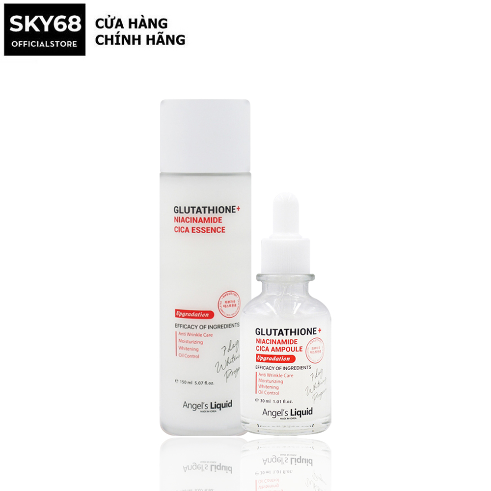Combo mờ thâm nám, dưỡng trắng, se khít chân lông Angel's Liquid