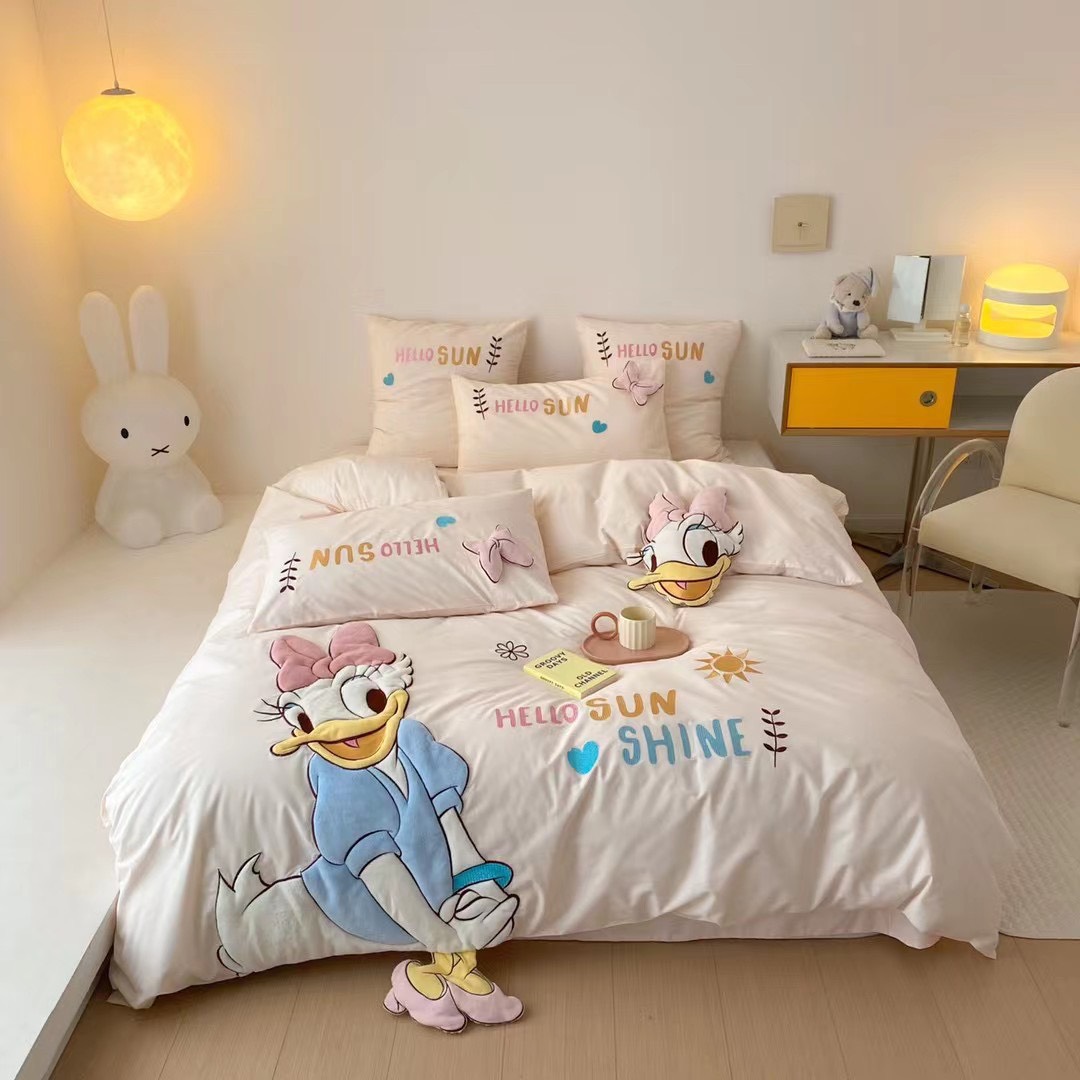 Bộ Chăn ga gối cotton line pony