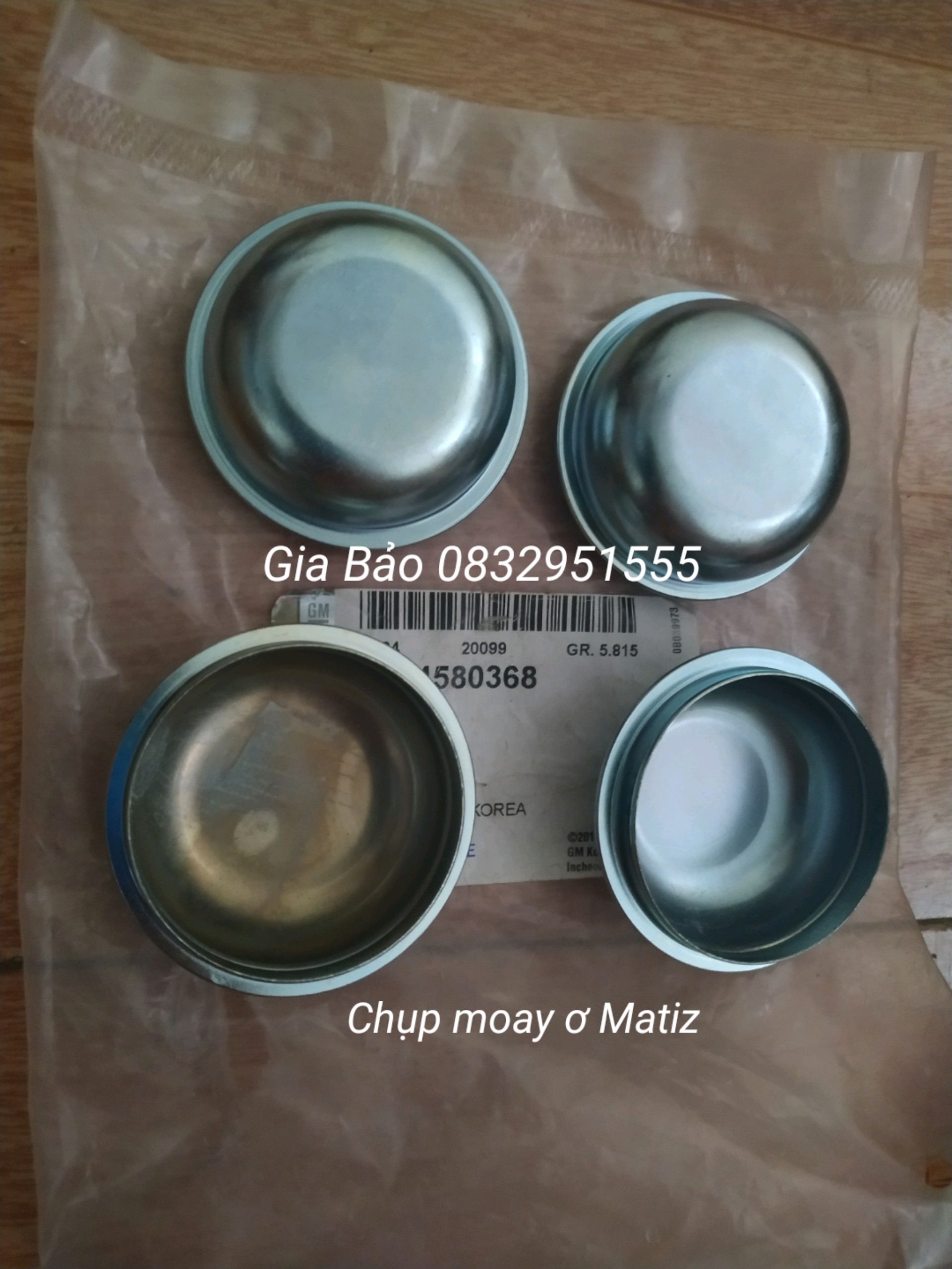 nắp chụp moay ơ Matiz , giá bán 1 chiếc