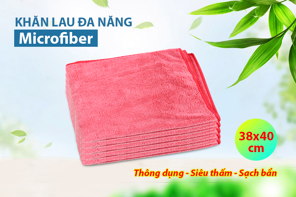Khăn Lau Ô Tô Microfiber VIAIR (30*40cm)