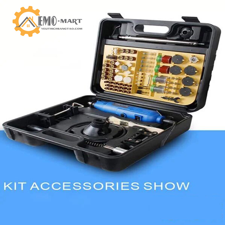 [FreeshipMAX] Bộ máy khoan mài mini đa năng v2