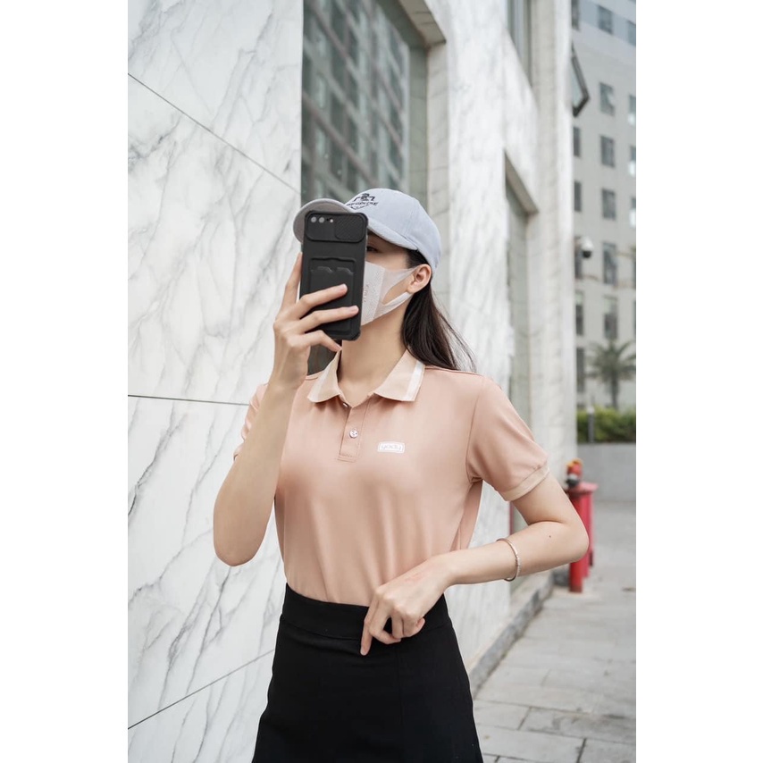 Áo polo yody nữ tay cộc cổ bẻ vải thoáng mát màu nhẹ nhàng a20