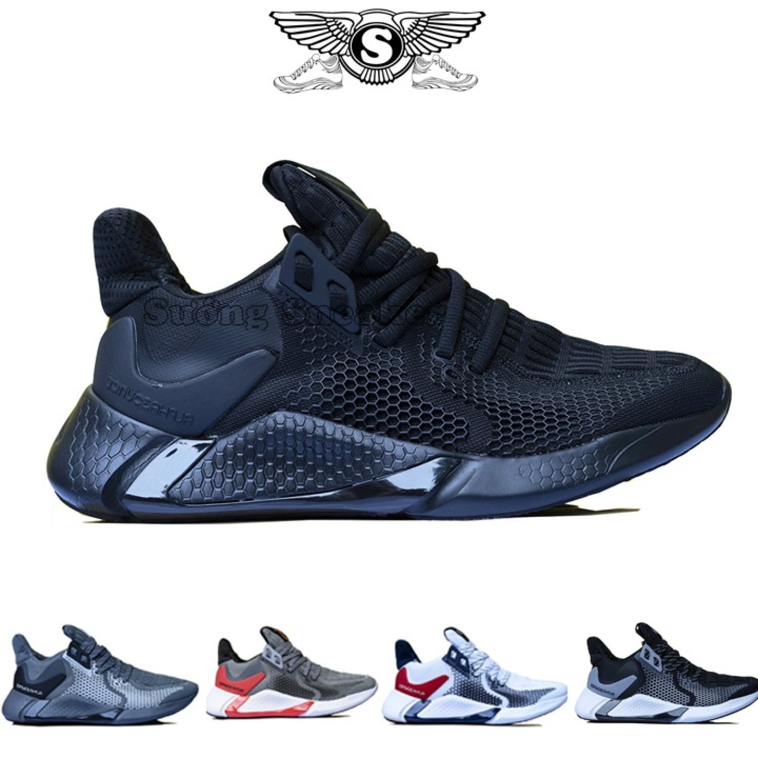 Giày AlphaBounce 2020 Đen Full Nam Best Quality Cao Cấp Rẻ ƞhất [ Sướng Sneaker ]