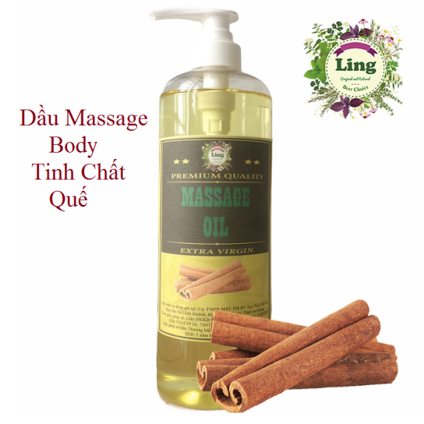 Dầu Massage Body Tinh Dầu Quế Thiên nhiên 100% 500ml-1000ml dùng cho mọi loại da