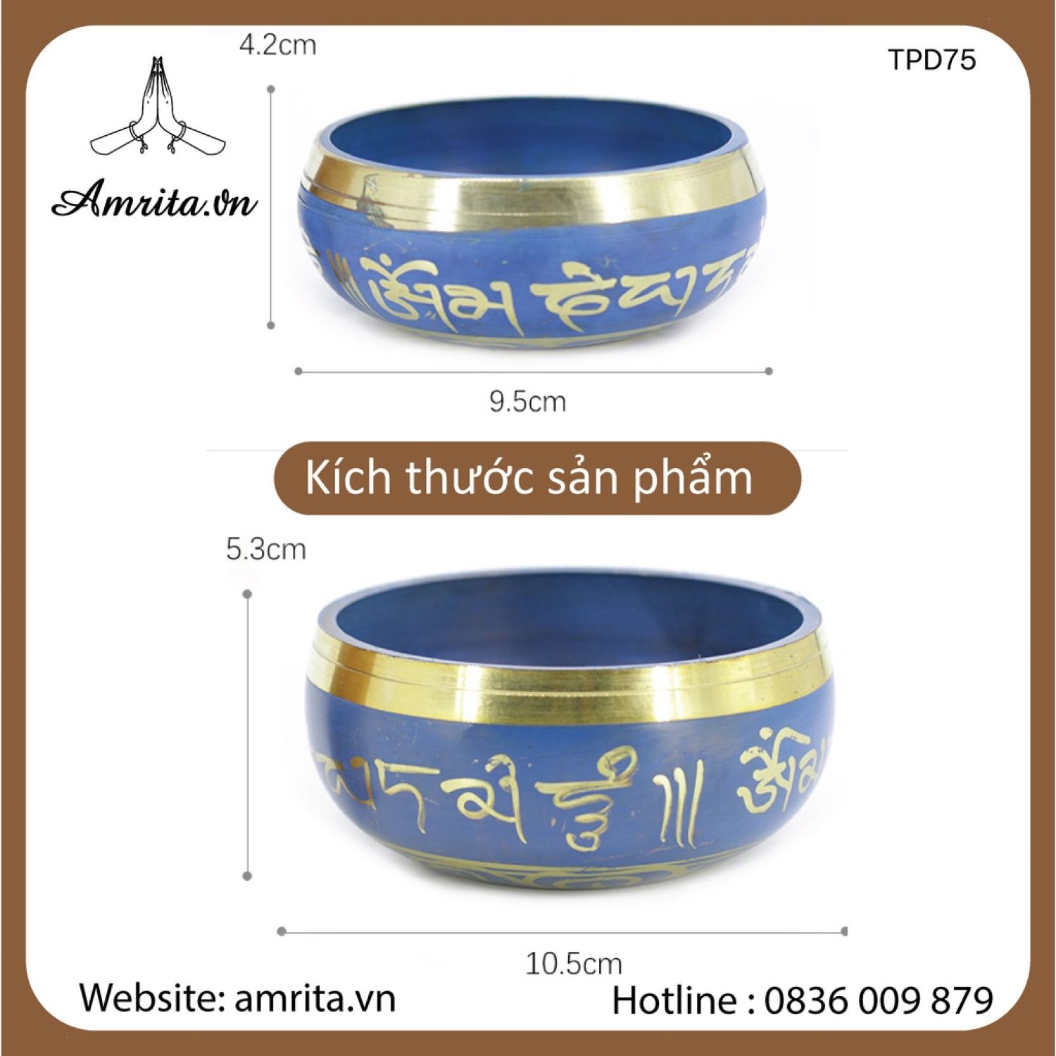 [giá sỉ]Chuông xoay Tây Tạng (Nepal) - Singing Bowl
