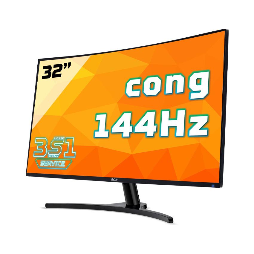 [Trả góp 0%]Màn hình Acer ED322QRP (32 inch/FHD/VA/144Hz/4ms/Free Sync)