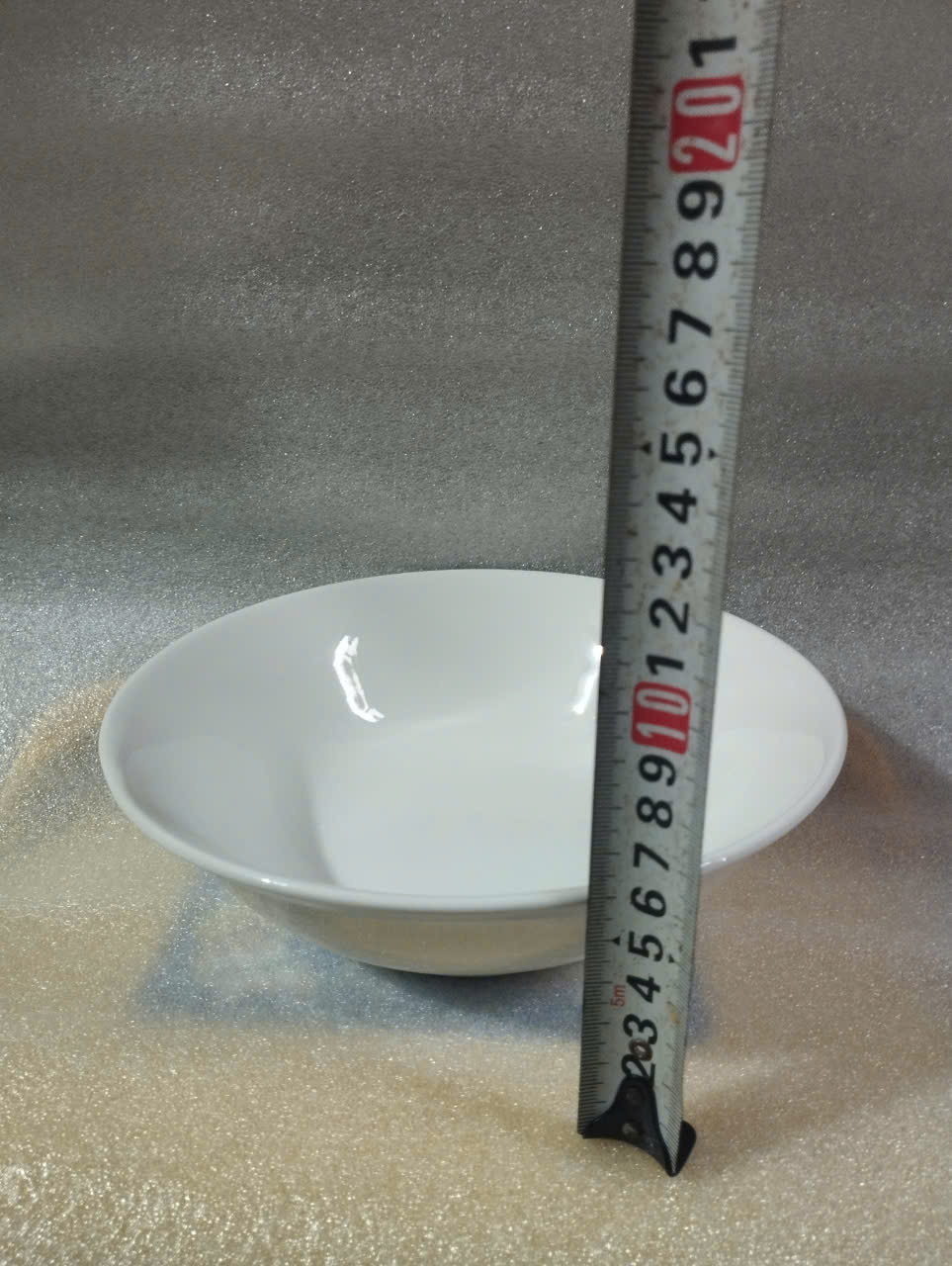 tô sứ loe trắng size 20cm x 6cm (tô phở) - Mua 10 cái tặng 1 cái cùng loại