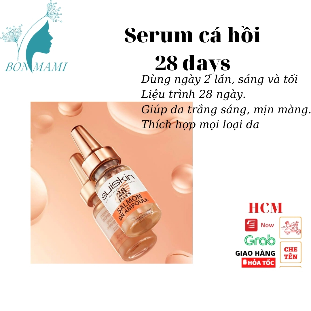 Tinh chất dna cá hồi suiskin salmon dn ampoule 28 days