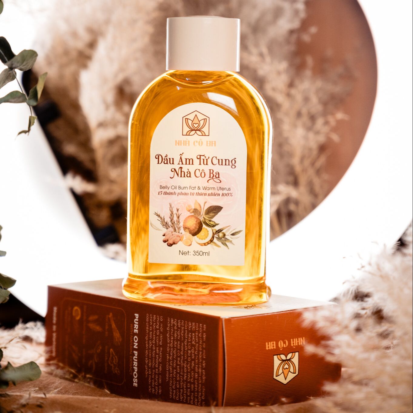 Dầu Massage Ấm Tử Cung 350ml Auntie 3 Vietnam Chính Hãng