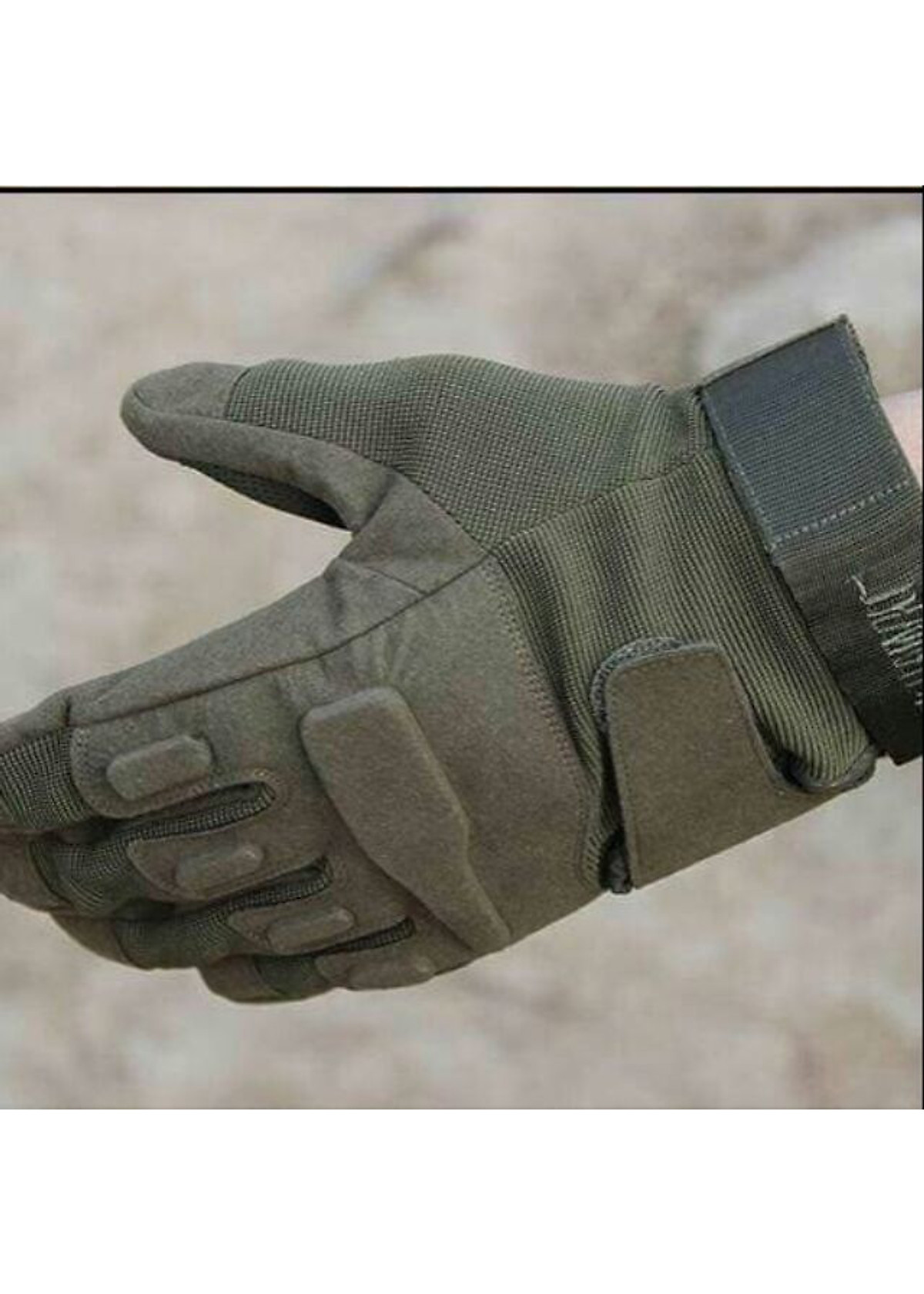 Găng tay chiến thuật dài ngón - Xanh rêu - XL