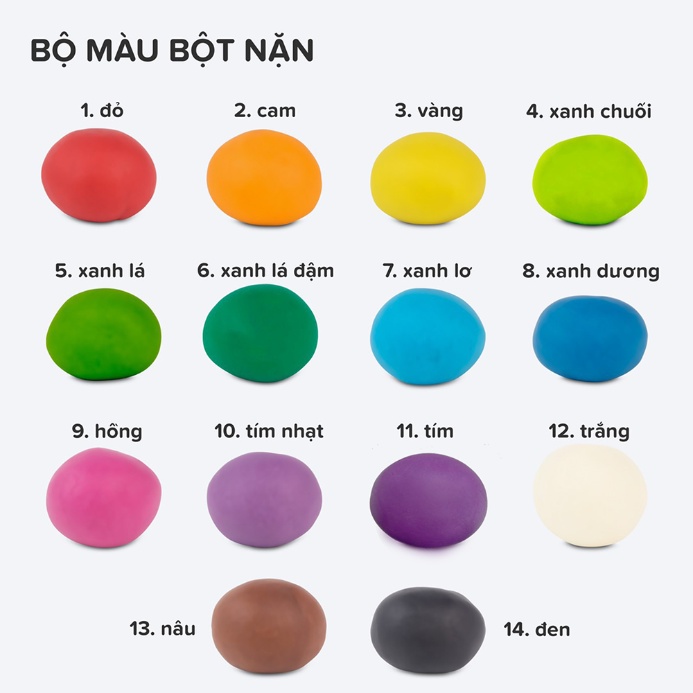 Bột Nặn Đất Nặn An Toàn TEDU (140gr)