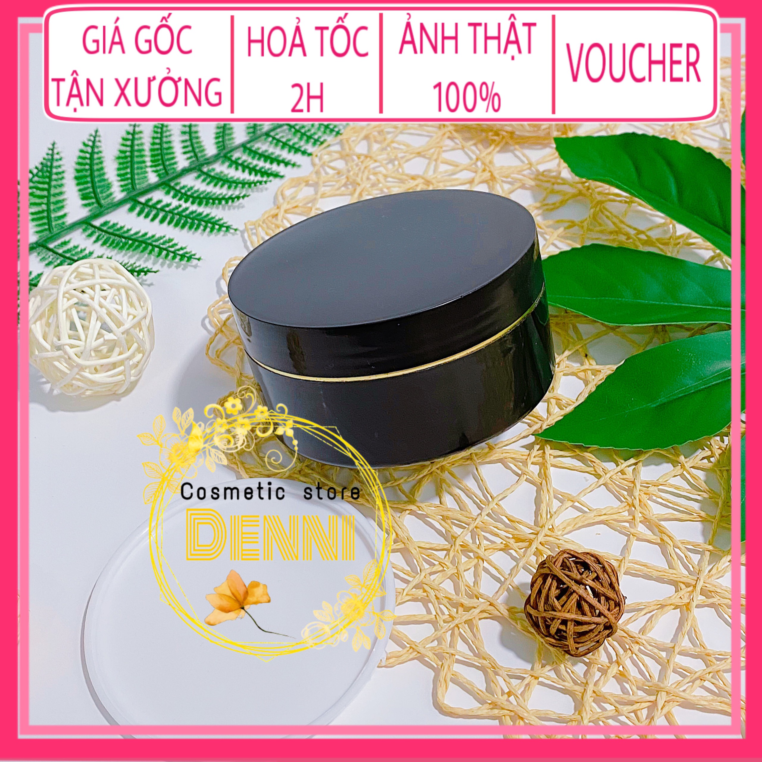 Hủ màu hồng đựng kem 200g có độn đáy