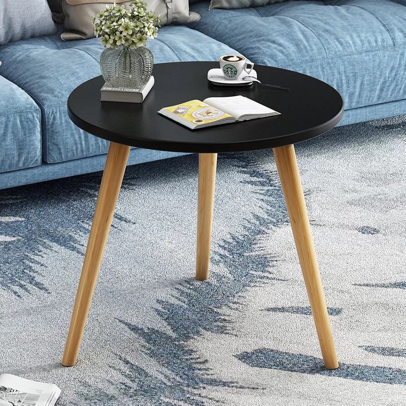 Bàn trà sofa vintage mặt tròn ( Mặt 50 cm)