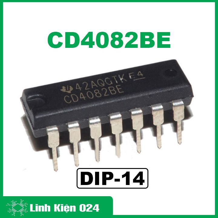 Ic cd4082be dip14 cổng and 4 đầu vào kép