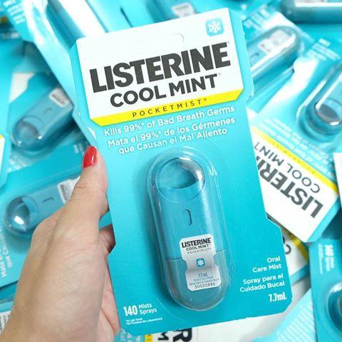 Xịt Thơm Miệng Listerine Pocket Mist 7.7ml - Cool Mint