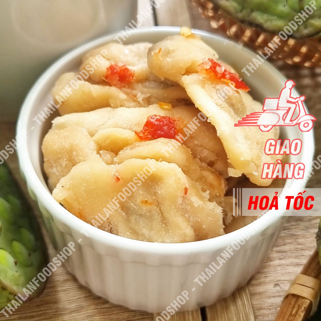 Mãng Cầu Sấy Muối Ớt Lon 300Gram
