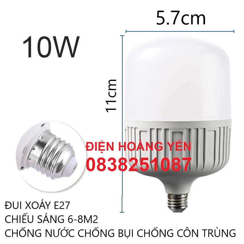 Bóng đèn led trụ tiết kiệm điện năng - giá siêu rẻ thân nhựa