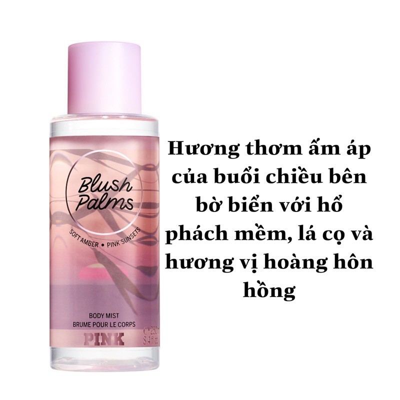 Xịt thơm Victoria’s Secret Pink Blush Palm 250ml -