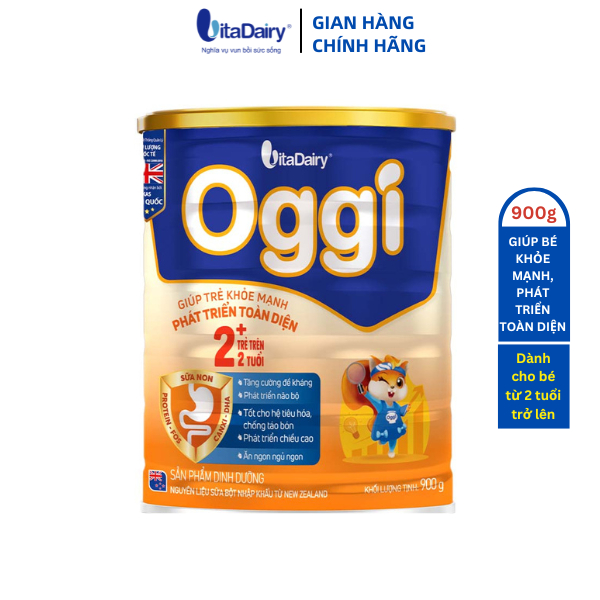 [Hỏa Tốc, Có Tích Điểm] Sữa OGGI 0+ 800g, 1+, 2+ 900g (Có Quà tặng, Date Mới)