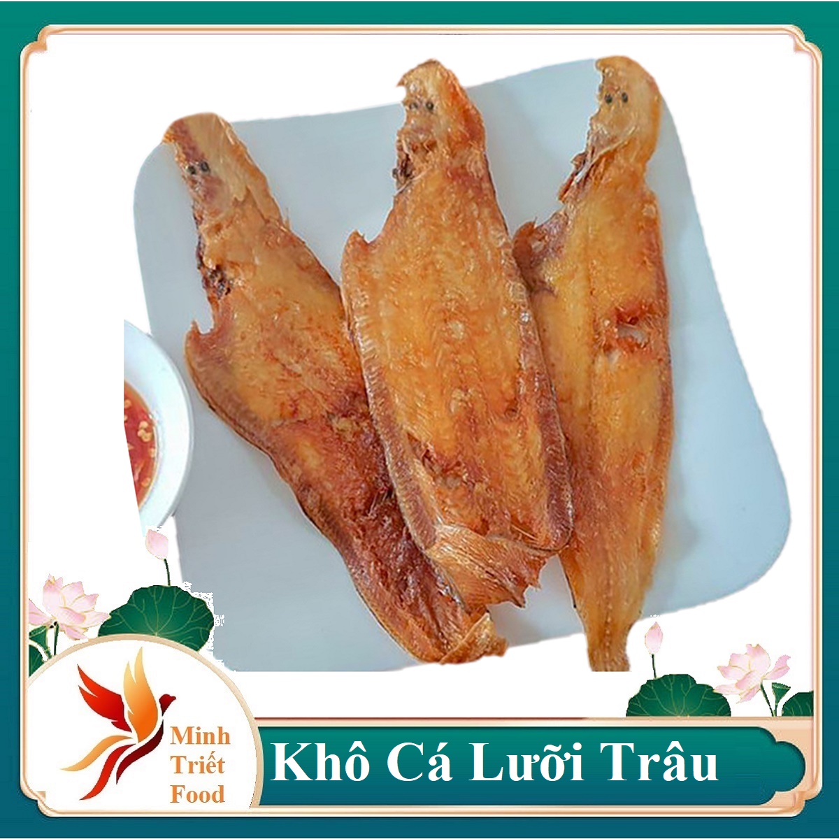 Khô Cá Lưỡi Trâu Biển- SIÊU SIÊU GIÒN GIÒN