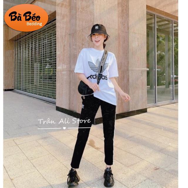 Bộ thể thao siêu hót in logo Ds bà béo Bedding