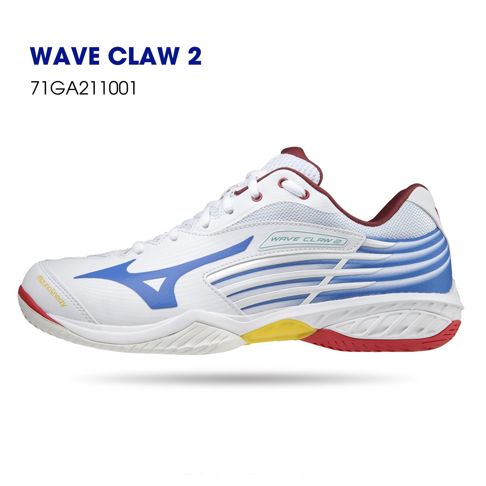 Giày cầu lông Mizuno nam chính hãng WAVE CLAW 2 mẫu mới có 2 màu lựa chọn