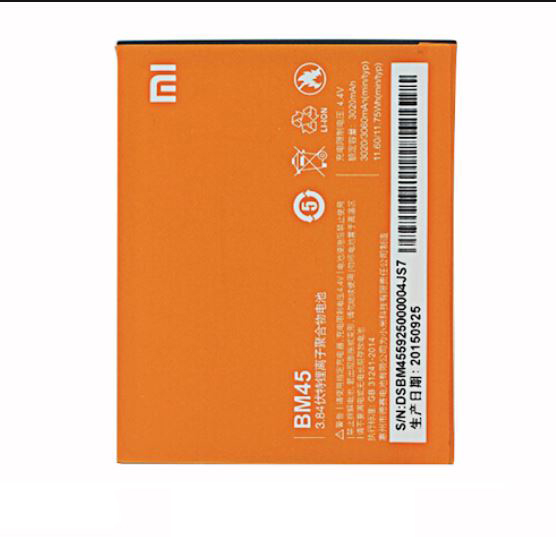 PIN XIAOMI BM45 / XIAOMI REDMI NOTE 2 / 3060MAH ( LOẠI 1 BẢO HÀNH 6 THÁNG )