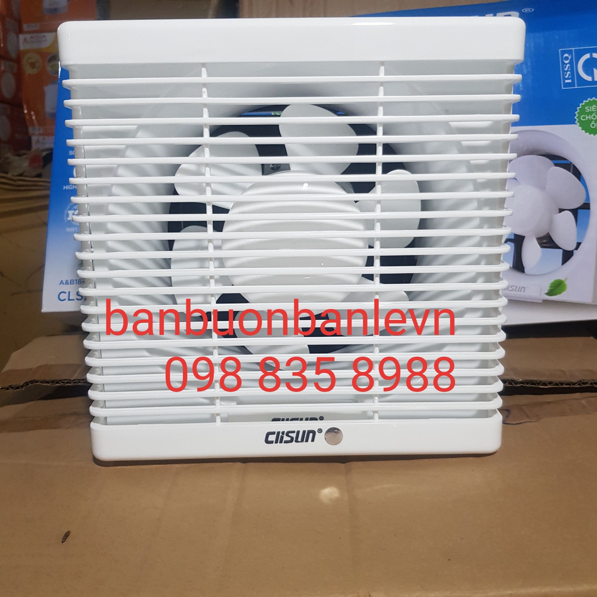 Quạt thông gió hút thẳng Clisun - CLS12/20QHT