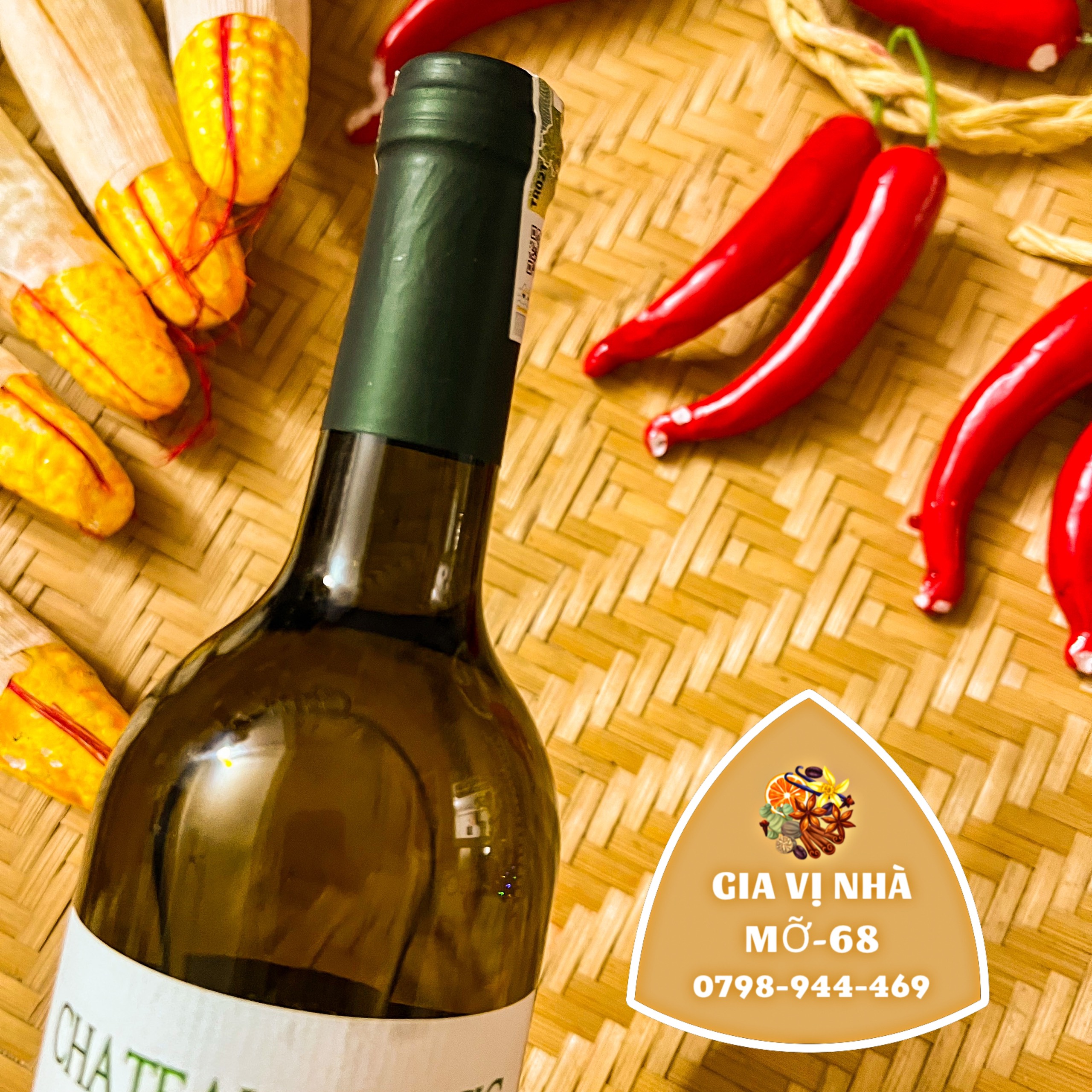 VANG TRẮNG ĐÀ LẠT CHATEAU CLASSIC ( DÙNG TRONG NẤU ĂN )- CHAI 750ML