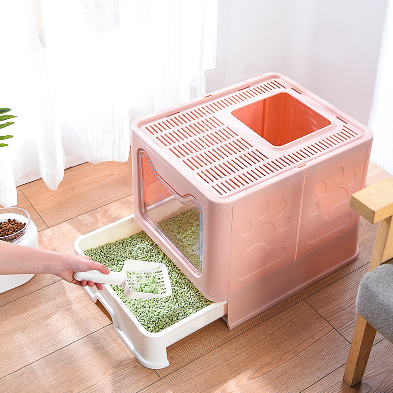 Nhà vệ sinh siêu lớn cho mèo HT12-13