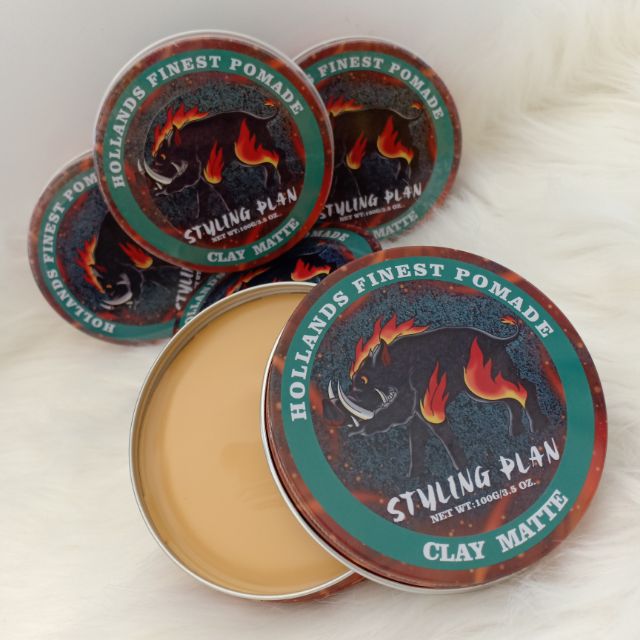 [ Tăng Lược ] Sáp Vuốt Tóc Nam Styling Plan Clay 100g ( Con Lợn)