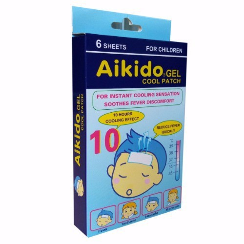 Hộp miếng dán hạ sốt Akido 6 miếng/ 1 hộp