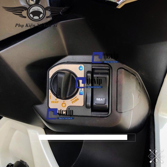 Miếng Dán Ổ Khóa Smartkey Titan AirBlade 2020, Vario 2018 - 2020, Lead 2017 - 2020 MS1912