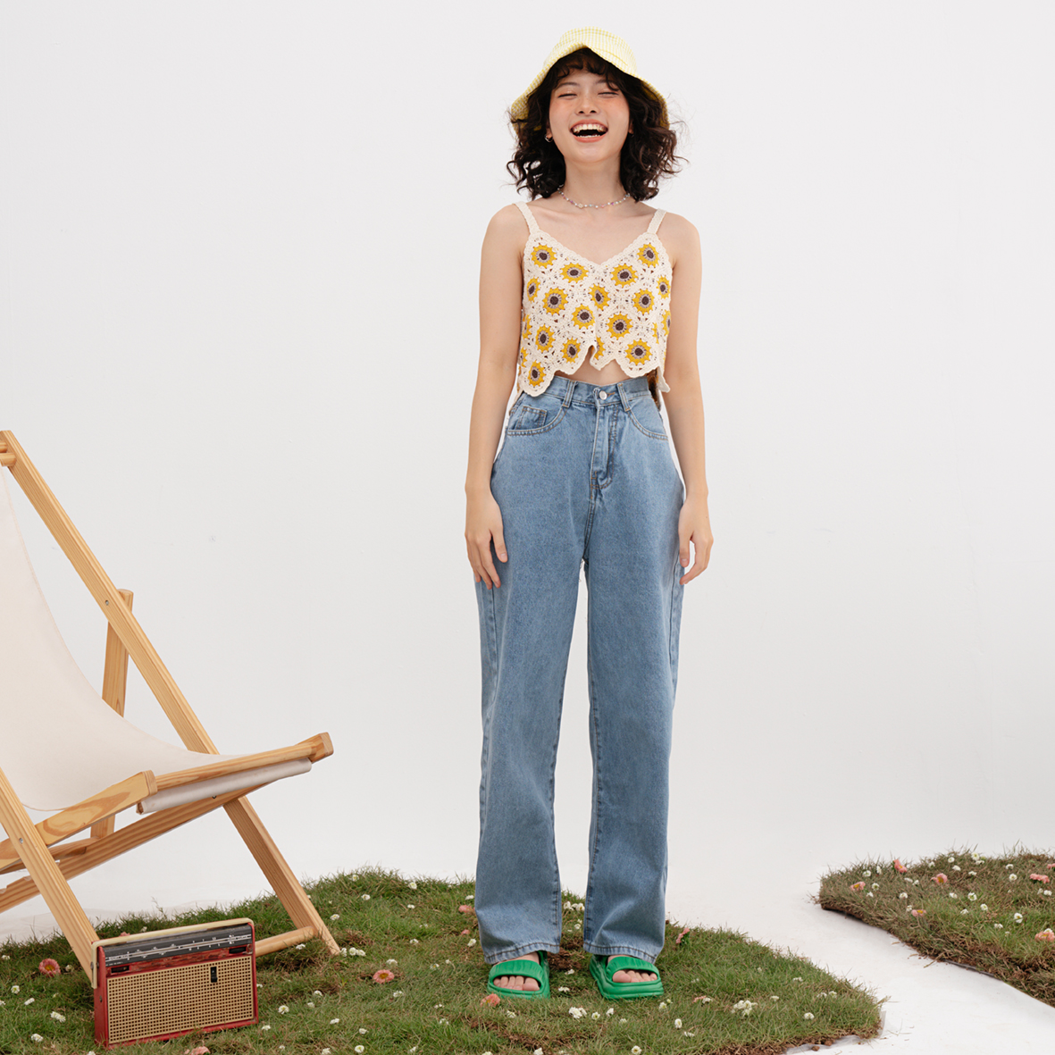 BLEUBIRD Quần jeans dáng suông DAILY JEANS