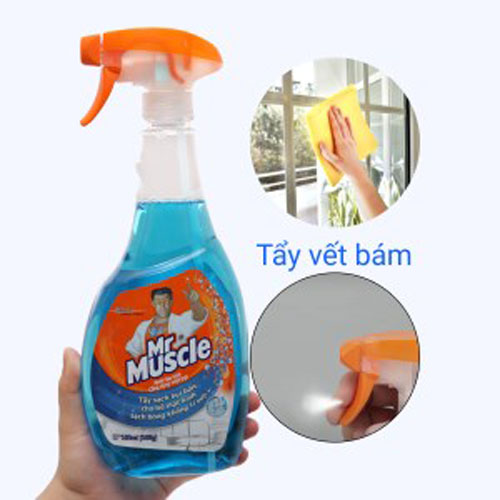 Combo 2 chai Lau kính MR Muscle 500ml
