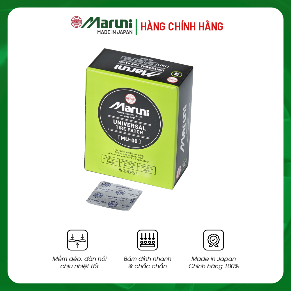 Miếng vá lốp không săm Nhật Bản Maruni MU-00 (43mm)