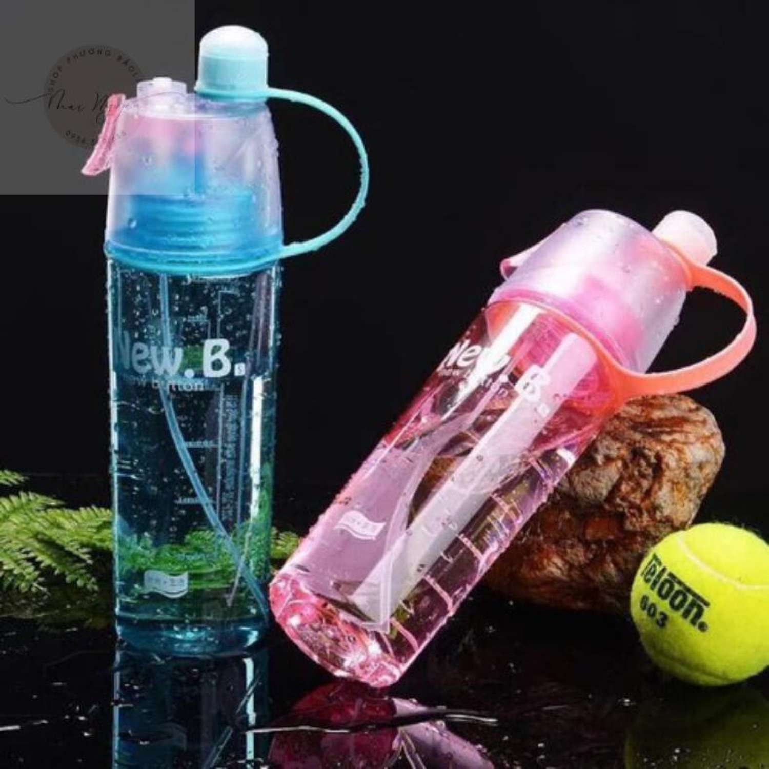 BÌNH NƯỚC THỂ THAO PHUN SƯƠNG 400ml-600ml