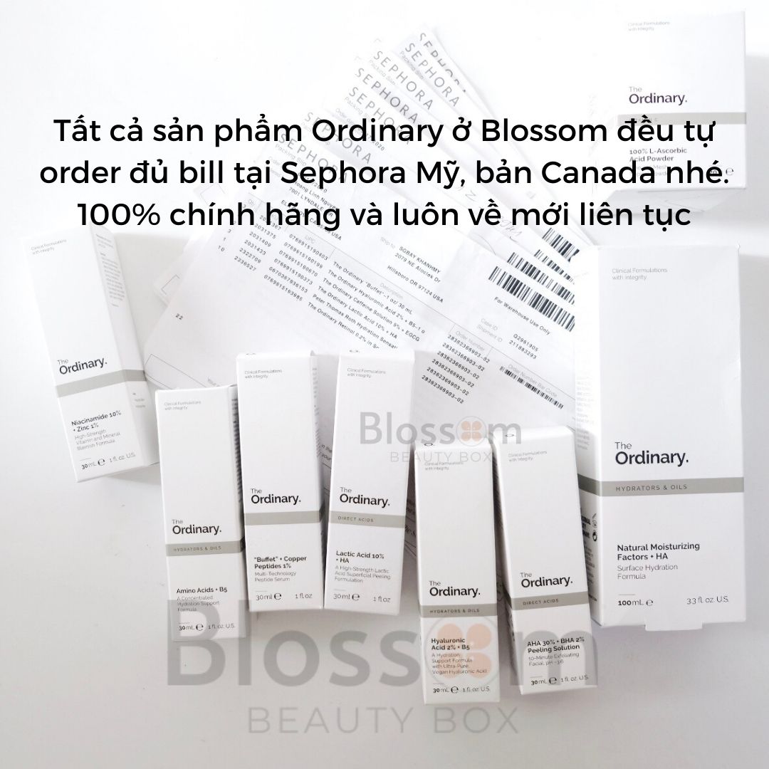 Serum cấp nước phục hồi da HA + B5 The Ordinary 30ML (Bản Canada)