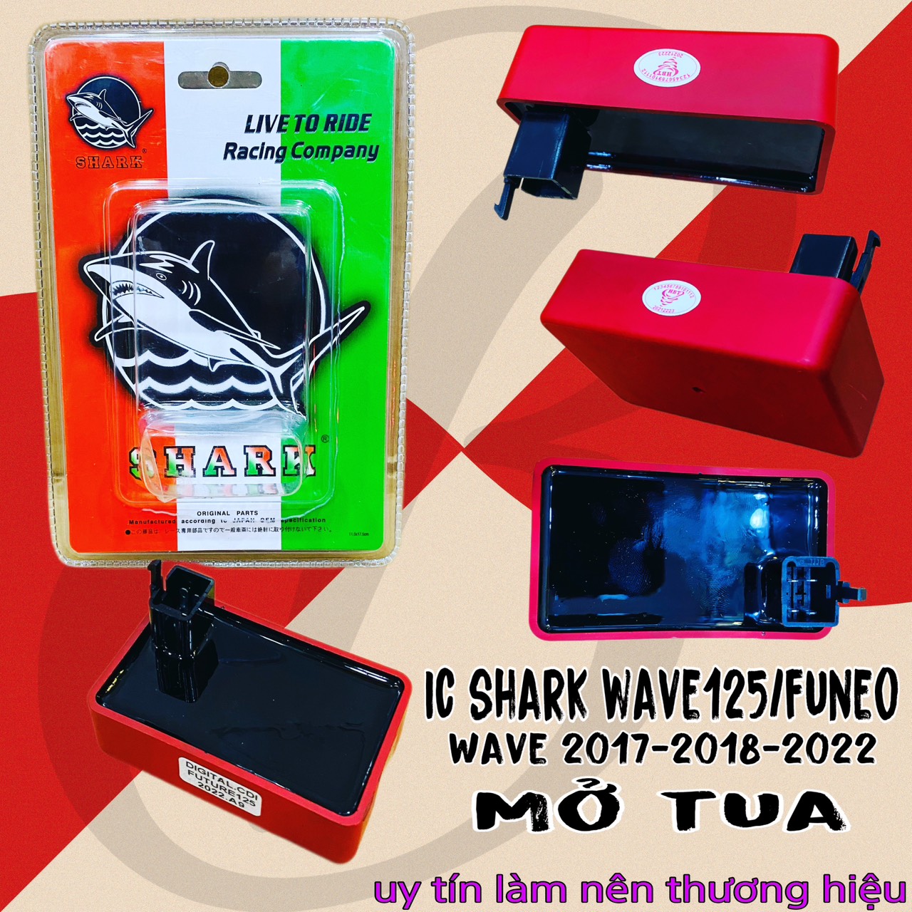 Ic intensity shark wave 125 , funeo 125 , wave 2017 - 2018 - 2022 open tassel