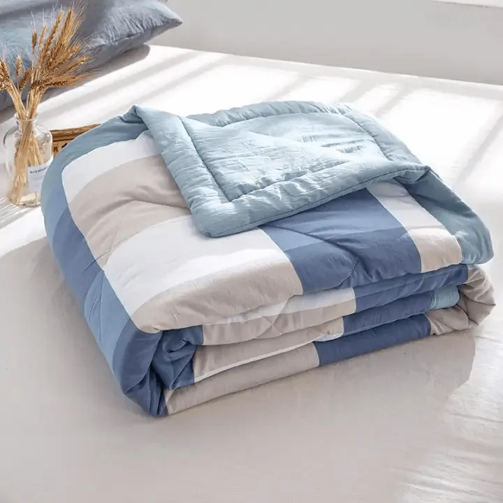 Chăn hè trần bông 1.6x2m cotton cao cấp - chăn mền - mềm tuyết - chăn hè cotton