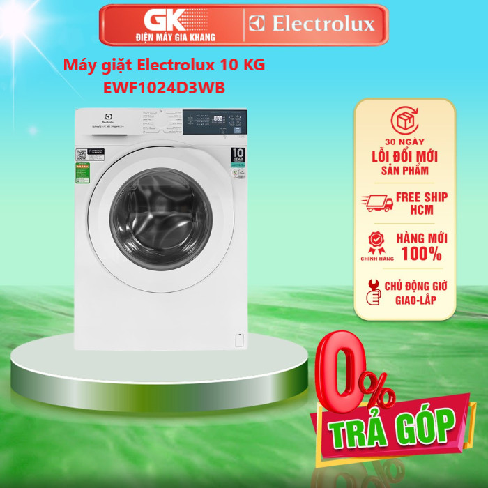 Máy giặt Electrolux 10 KG EWF1024D3WB - GIAO TOÀN QUỐC - FREESHIP HCM