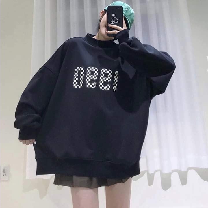 ÁO nỉ sweater cổ trụ in số 1990 ( trọng lượng từ 30kg đến 65kg)